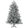 Beliani Sapin de Noël recouvert de neige artificielle 180 cm BASSIE