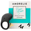 AMORELIE Boom Boom - Anneau pénien vibrant - Gris