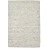 THEKO Tapis tissé à la main en laine naturelle sable 140x200
