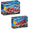 City action - set de 2 boîtes playmobil sur le thème des pompiers