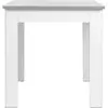 Table OSLO - Rectangulaire - 4 personnes - 80 x 77 x 80 cm - Blanc