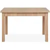Finori Table à manger extensible en chêne clair 6 à 8 personnes L120 à 200 cm