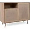 Finori Buffet Bali 01A Chêne sonoma et impression de canne 441173