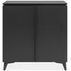 Calicosy - Buffet 2 portes L88 cm - BERTRIX - Gris anthracite TU