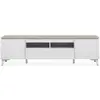 Calicosy - Meuble TV 2 Portes 1 Tiroir L177 cm - BERTRIX - Blanc TU