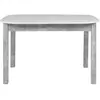 KAYELLES Table à manger - KAYRI - Rectangulaire - Béton / Blanc - 4 à ...