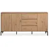 DEINE TANTE EMMA CALICOSY - Buffet 3 Portes 3 Tiroirs et 2 Étagères L170 cm - PLOCK