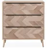 Commode 3 tiroirs LOMOCO LUSK coloris bois clair