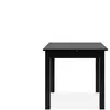 Table carrée 80 cm avec allonge NOHMA coloris noir