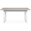 Table à manger extensible 8 à 10 personnes décor travertin L160/200 cm