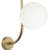 Maytoni Rendez-vous applique abat-jour verre blanc