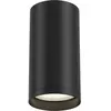 Maytoni Downlight Focus, noir, Ø 5,2 cm, aluminium, GU10