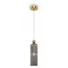 Maytoni Antic suspension abat-jour en verre gris