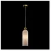Maytoni Antic suspension abat-jour en verre blanc