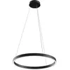 Petite suspension en aluminium noir Rim - Maytoni