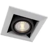 Maytoni Spot encastré carré blanc, 1 lumière, GU10