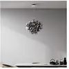 Maytoni Suspension Balbo en gris fumée
