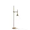 Lampe à poser en métal dorée 16 x 65 cm Erich - Maytoni