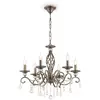 Maytoni Grace lustre à 6 lampes laiton/blanc