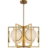 Maytoni Marmo suspension en doré, à 6 lampes