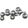 Applique murale en métal chrome et verre 9 ampoules 22 x 66 cm Dallas - Maytoni