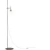 Lampadaire en métal argenté Erich - Maytoni