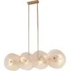 Maytoni Suspension Aster, verre, longueur 101 cm, 8 x E14