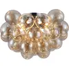 Maytoni Balbo plafonnier semi-encastré nickel, 8 lumières, g9