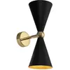 Maytoni Vesper applique à 2 lampes noire/dorée