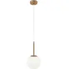 Maytoni Basic form suspension, blanc/or, 1 lampe