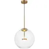 Maytoni suspension LED Cometa, doré, verre, Ø 35 cm