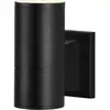 Maytoni Bowery applique murale noire, 1 lumière ip54, gu10