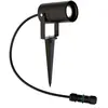 Maytoni spot sur piquet Scope, noir, aluminium, IP65
