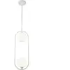 Suspension en métal blanc 2 ampoules Ring - Maytoni