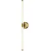 Applique murale LED Maytoni Axis, doré, hauteur 63 cm