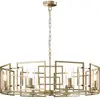 Maytoni Suspension Bowi, Ø 87,5 cm, doré, 8 x E14