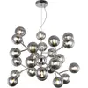 Lustre en métal chrome 24 ampoules 65 x 40 cm Dallas - Maytoni