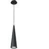 Maytoni Nevill plafonnier slim noir, 1 lumière, gu10