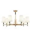 Maytoni Lustre Zaragoza en laiton, 7 lumières, E14 - Vintage - Salon - LED
