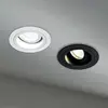 Maytoni Lampe encastrable Akron, réglable, ronde, blanche