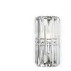Maytoni applique murale Facet, hauteur 25 cm, doré, verre, E14