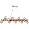 Maytoni Suspension allongée Dallas, doré