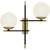 Maytoni Nostalgia applique à 2 lampes en verre