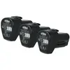 3x Batterie compatible avec Metabo kpa 10.8 400, PowerImpact 12, kpa 10.8, kpa 10.8 600 outil électrique (2000 mAh, Li-ion, 10,8 v) - Vhbw