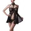 Grey Velvet Babydoll N° 20024