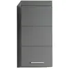 TRENDS INTERNATIONAL Trendteam - Meuble haut de salle de bain amanda - 1 porte - Gris