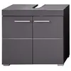 TRENDS INTERNATIONAL Meuble sous vasque gris brillant kelia 60cm TRE4251398961190