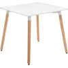 Table de Cuisine - CLP - Viborg - Blanc - Carré - Moderne - 80 cm