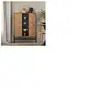 SOBUY Buffet avec 4 compartiments ouverts cardre en métal