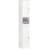 SoBuy FRG236-W Meuble Colonne de Salle de Bain Armoire haute Meuble rangement